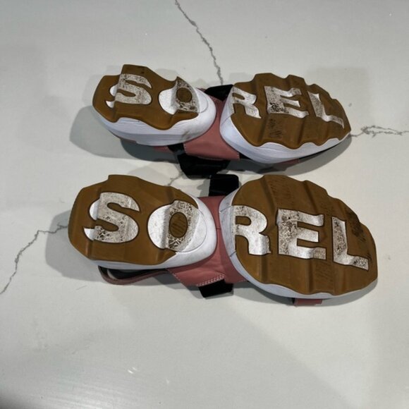 Sorel Pink and Black Women's Sandals - Picture 5 of 7